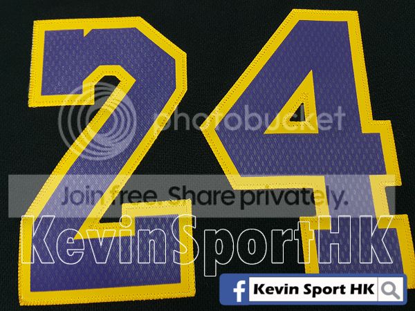 adidas la lakers #24 kobe bryant hollywood night 刺绣版 sz l xl